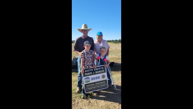 Wacey and Jamie Kirkpatrick together with their son Roadie and daughter Reata Courtesy Photo
