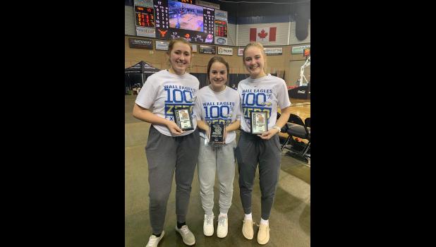 April Schulz and Ava Dinger made the All-Tournament team. Nora Dinger was the tournament MVP. Ava Dinger made a half court buzzer beater for the win.