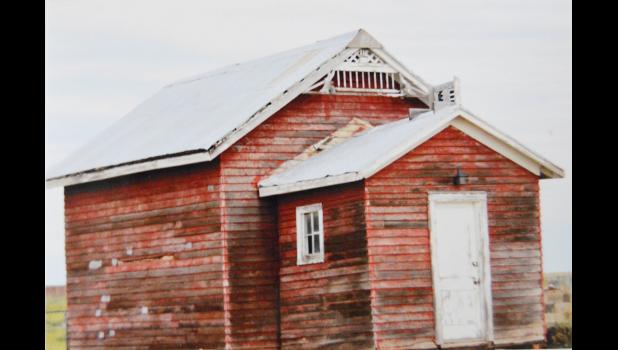 The Children's Chapel when it was first moved to its current site at the church from the Sam Johnston ranch.