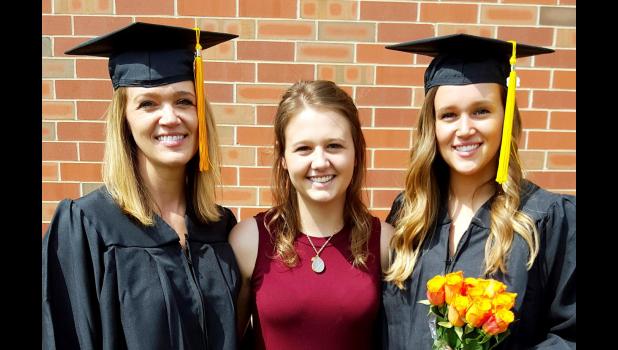 Edna, Katlin & Kianna Knutson are all graduates of SDSU this spring.