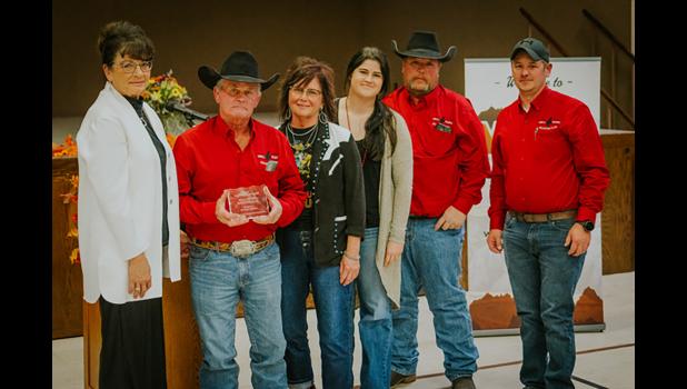 Wall Economic Development awarded the Wall Rodeo Booster Club with the Community Enhancement Award. Photo Courtesy Kendall Nelson
