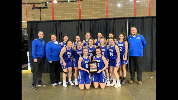 The Lady Eagles won the West River Tournament 33-31 against Faith Lady Longhorns.