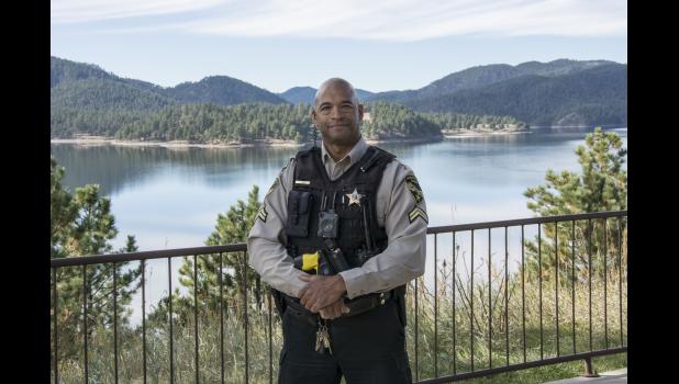 Jones is the New Underwood contract deputy and works with the New Underwood School teaching the dance unit for P.E.