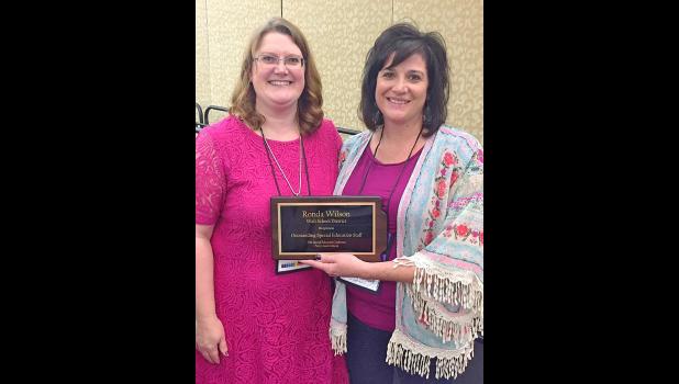 Ronda Wilson, right, Speech/Language Specialist