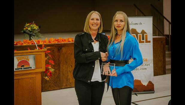 Liliya Stone was Friend of Economic Development award recipiant. Photo Courtesy Kendall Nelson